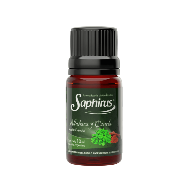 SAPHIRUS aceite esencial Albahaca y Canela