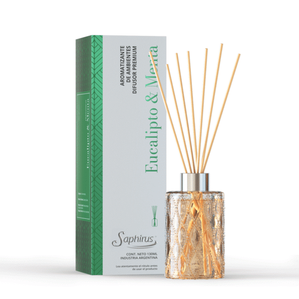 SAPHIRUS difusor premium Eucalipto y Menta