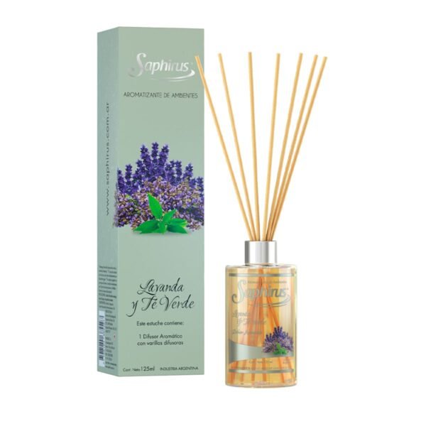 SAPHIRUS difusor Lavanda y Té Verde