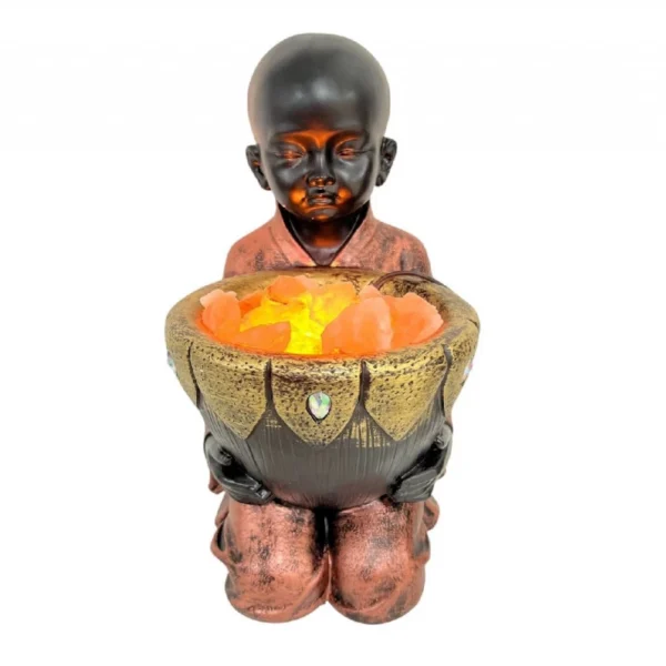 Lampara de sal Monje Gigante 39cm