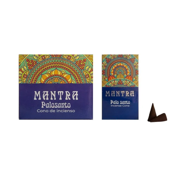 Sahumerio Cono Mantra Palo Santo