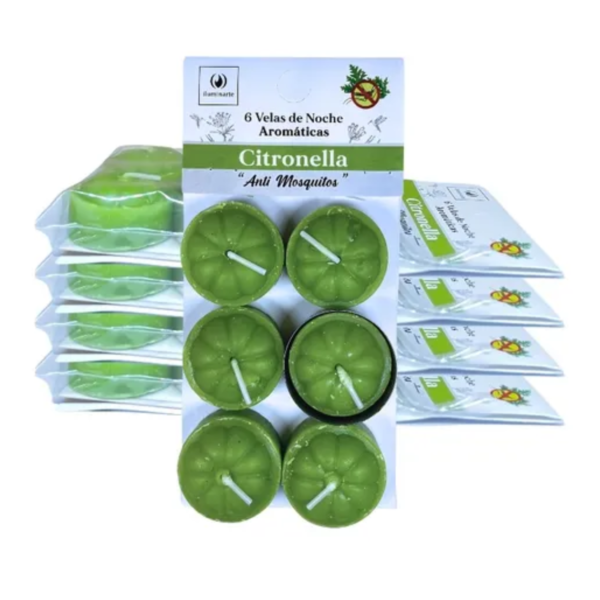 ILUMINARTE velas de noche arom. x6 Citronella