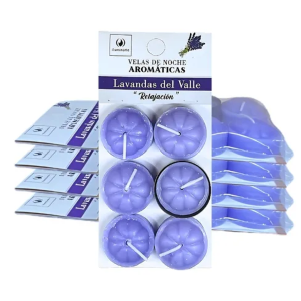 ILUMINARTE velas de noche arom. x6 Lavanda