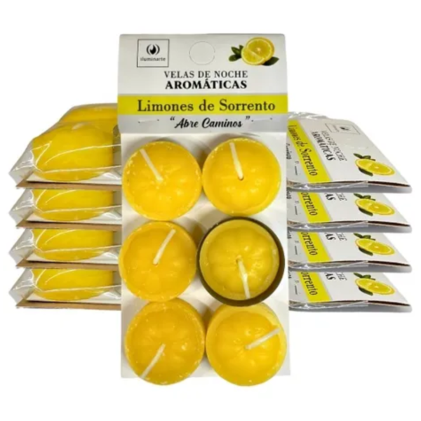 ILUMINARTE velas de noche arom. x6 Limon