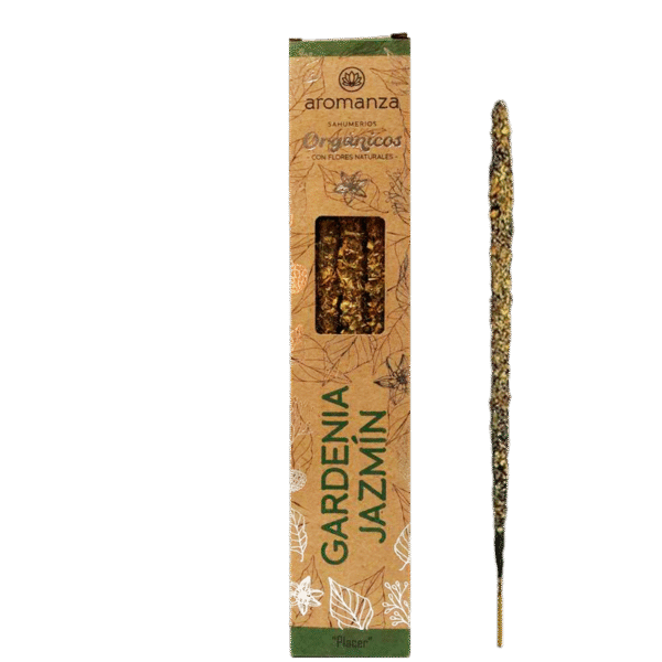 AROMANZA sahumerio orgánico Gardenia Jazmín