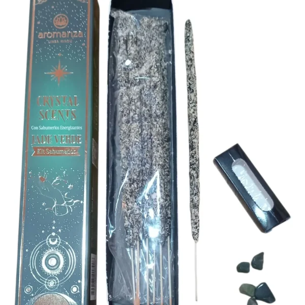 AROMANZA sahumerios Crystal Scents Jade Verde
