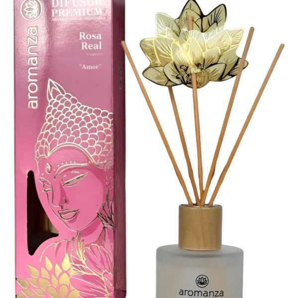 AROMANZA difusor premium Rosa Real