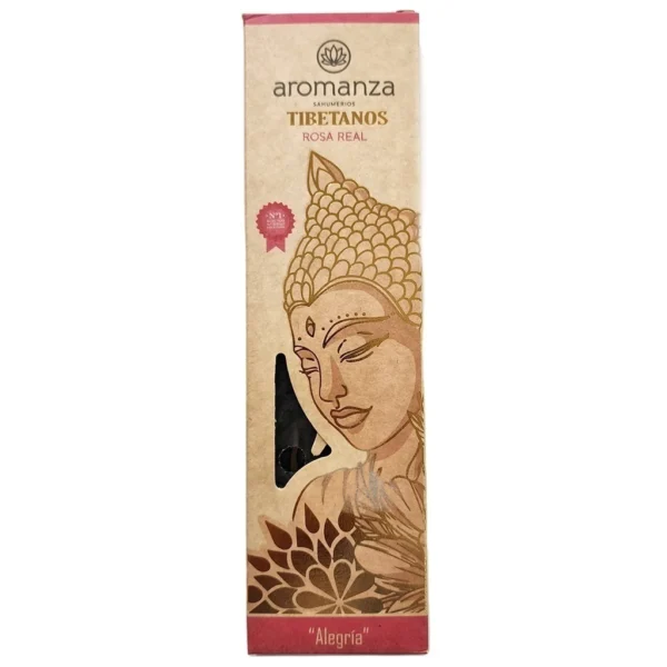 AROMANZA sahumerio tibetano Rosa Real