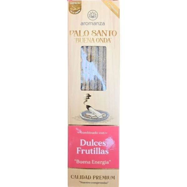AROMANZA sahumerio palo santo y Dulces Frutillas