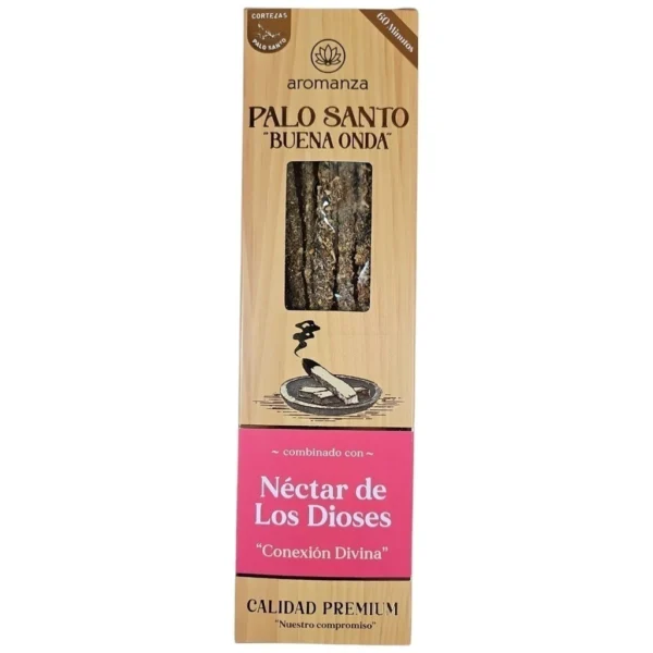 AROMANZA sahumerio palo santo y Nectar de los Dioses