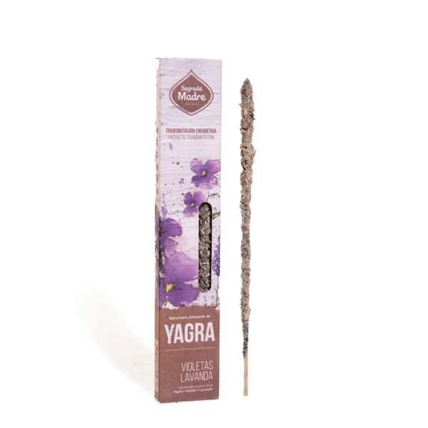 SAGRADA MADRE sahumerio yagra Violetas y Lavanda