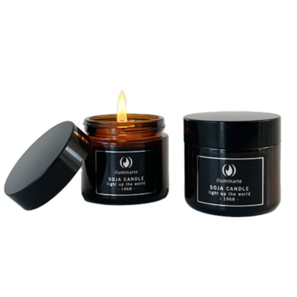 ILUMINARTE vela frasco ambar chico Coco