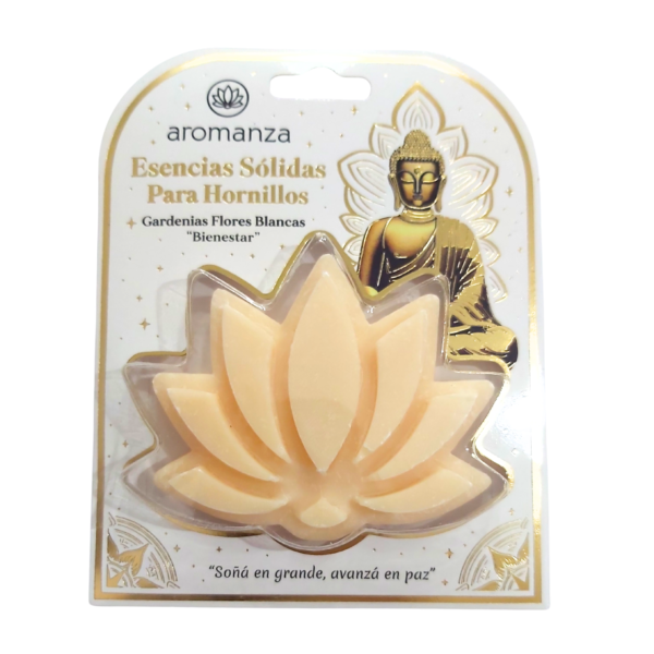 AROMANZA esencia solida Gardenia y Flores Blancas